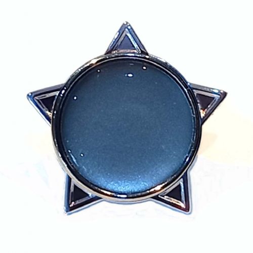 Silver star badge